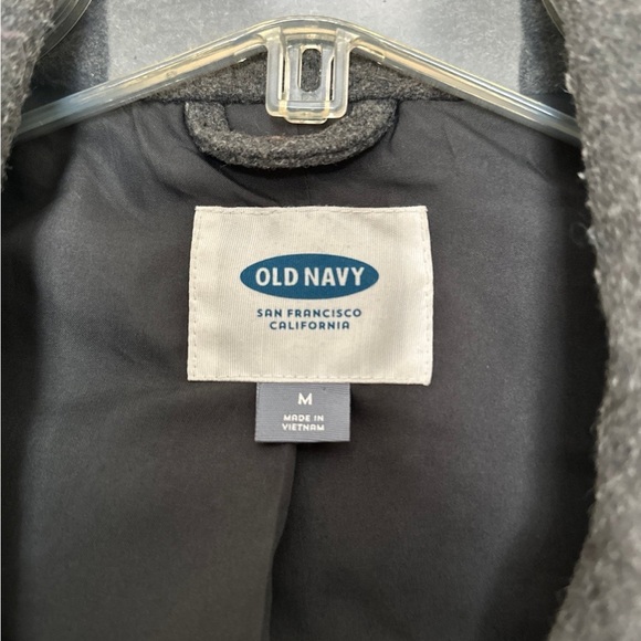 Old Navy gray wool blend women’s peacoat - Picture 3 of 7